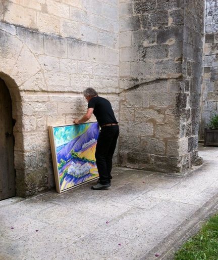 Frans van Veen - Exposition 2013  l'abbaye Saint-Hilaire - Mnerbes - Vaucluse