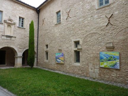 Frans van Veen - Exposition 2013  l'abbaye Saint-Hilaire - Mnerbes - Vaucluse