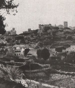1941- Le village d'Oppède-le-Vieux, Vaucluse
