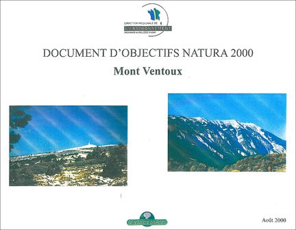 Natura 2000 - mont Ventoux
