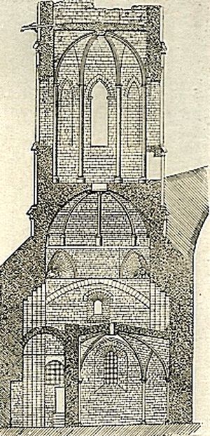 Coupe du clocher de la cathdrale Saint-Siffrein  Carpentras - Vaucluse
