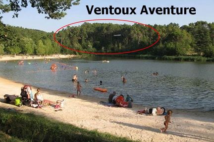 Plan d'eau des Salettes - Ventoux Aventure - 84570 Mormoiron
