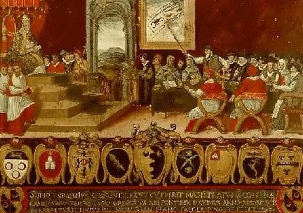 Séance de la commission présidée par Grégoire XIII