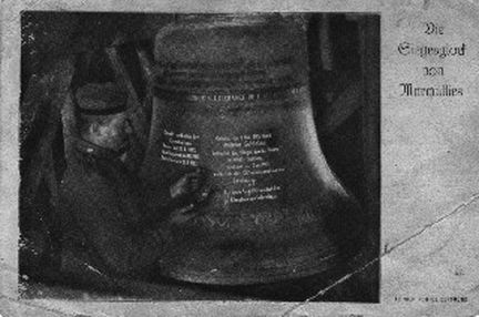Marquillies - Histoire de la cloche de 1897 pendant la Premire Guerre mondiale