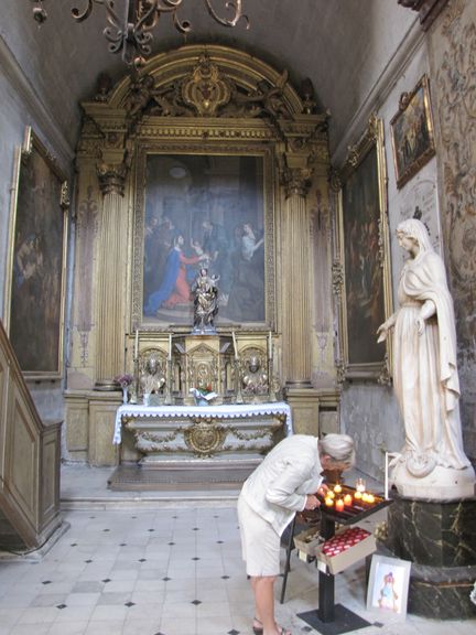 Chapelle de la Chaire - collgiale Notre-Dame des Anges  l'Isle-sur-la-Sorgue - Vaucluse