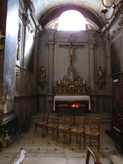 Chapelle du Crucifix - collégiale Notre-Dame des Anges à l'Isle-sur-la-Sorgue - Vaucluse