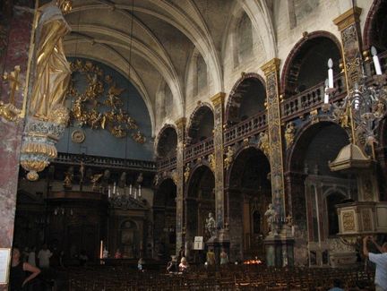 Collgiale Notre-Dame des Anges - Nef, lvation nord - L'Isle-sur-la-Sorgue - Vaucluse