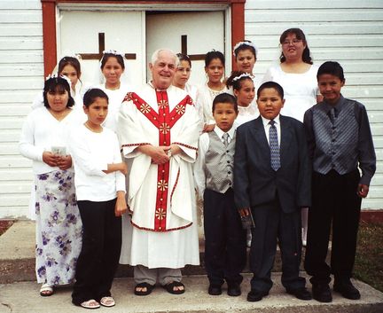Père François Cuef - Première communion - 2000