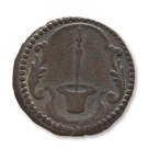 Collection de monnaies corses émises par Pascal Paoli (1725-1807) : Soldo, droit