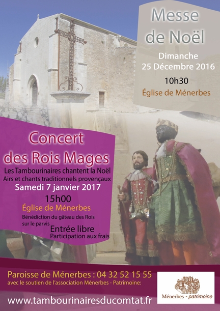 2017 - Eglise paroissiale de Ménerbes, concert de Noël