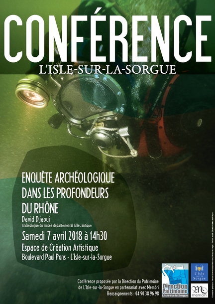 07.04.2018 - Conférence de David Djaoui, Espace de Création Artistique, L'Isle-sur-la-Sorgue