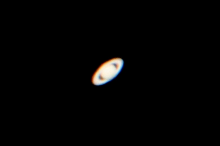 2018 - Observatoire astronomique Vaison Ventoux, Saturne, photo de Margaux del Vecchio