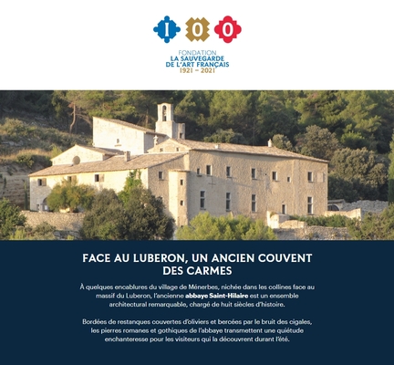 Fondation La Sauvegarde de l'Art Franais abbaye Saint-Hilaire, 2021