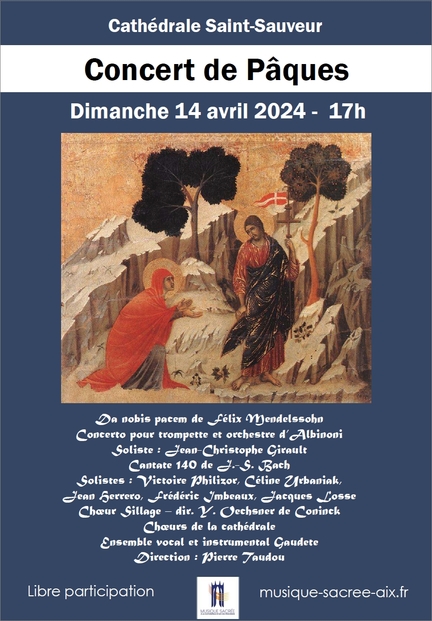 14.04.2024 - Concert GAUDETE en la cathdrale Saint-Sauveur d'Aix-en-Provence