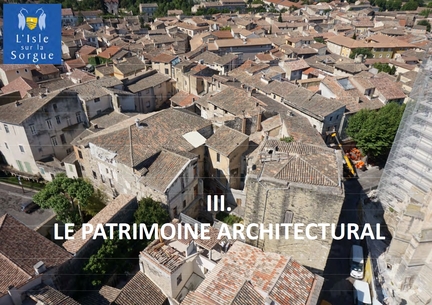 Patrimoine architectural de l’Isle-sur-la-Sorgue