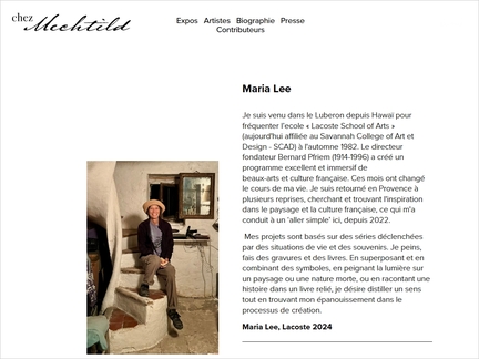 11.08 au 18.08 2025 Exposition Esther Sobin - Maria Lee - Pilar Loizaga, Maison de la truffe et du vin, Mnerbes