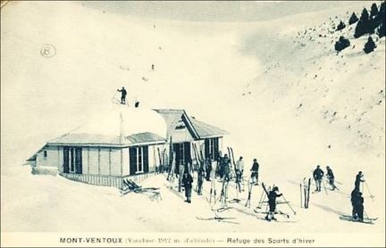 Ski au mont Ventoux - Le chalet Reynard, construit en 1927