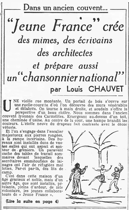 Le Figaro, n° 15, 19 janvier 1942