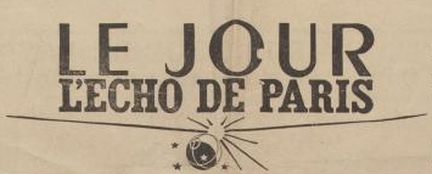 Le Jour L'Echo de Paris, 15 décembre 1940