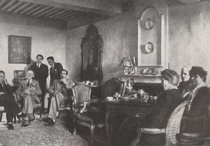 Oppède-le-Vieux - Chez M. Aubanel - photographie de 1941 illustant l'article