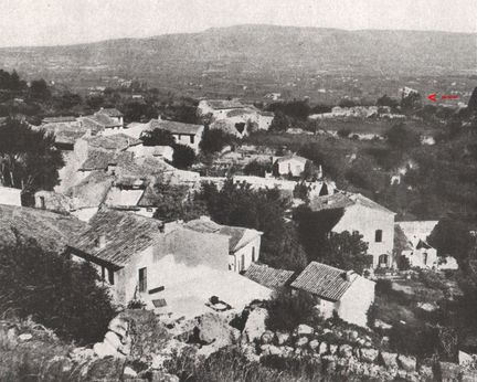 Oppède-le-Vieux, le village, le colombier - photographie de 1941 illustant l'article