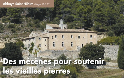 L'écho du mardi, n° 3755, 25 avril 2017 - L'abbaye Saint-Hilaire soutenue par des mécènes