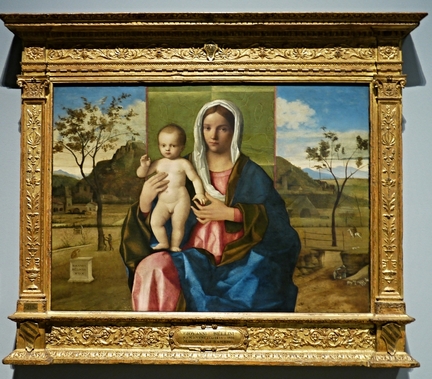 La Vierge et l'Enfant bénissant (1510), huile sur toile, 85 x 115 cm, Pinacoteca di Brera, Milan - Italie