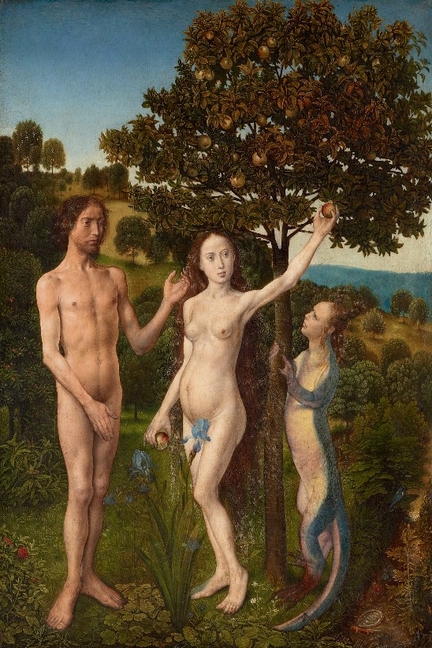 The Fall of Man and The Lamentation (vers 1470-1475), huile sur panneau bois, 322 x 219 cm, Kunsthistorisches Museum, Vienne - Autriche