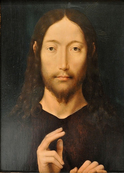 Christ Giving His Blessing (1478), huile sur panneau bois, 36,5 x 26,7 cm, Norton Simon Art Foundation, Pasadena - USA
