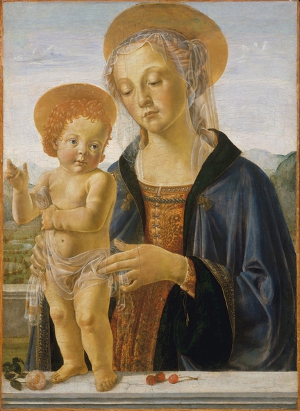 Vierge à l'enfant (vers 1470), tempera et or sur panneau bois, 66 x 48,3 cm, Metropolitan Museum of Art, New York - USA