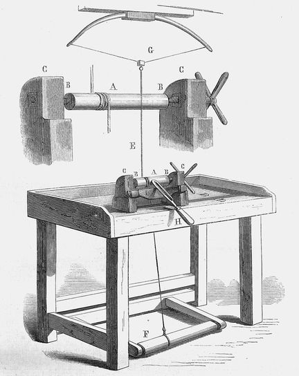 Tour  pointes - Dessin de Jacques - Magasin Pittoresque de 1853