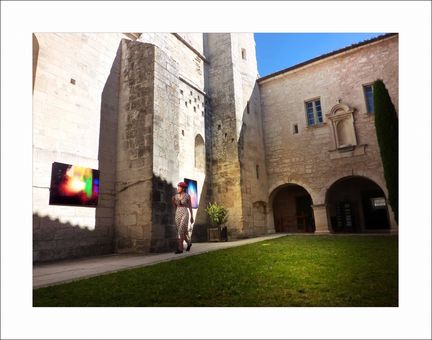 Pierre Quertinmont - Digital Art - photo ralise  l'abbaye Saint-Hilaire - Vaucluse - France