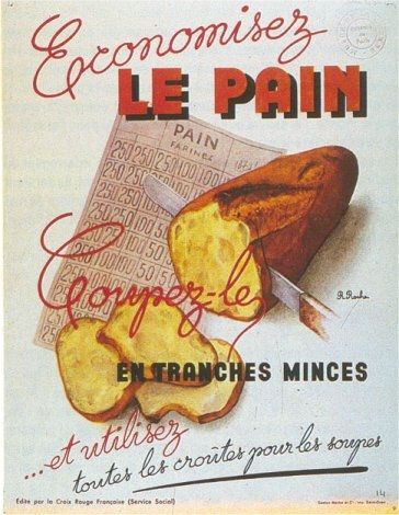 1940 Rationemment du pain