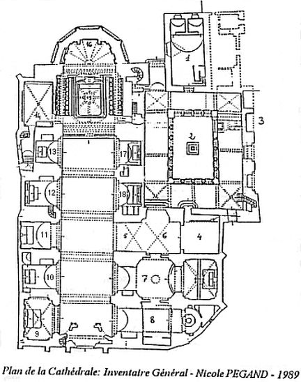 Eglise Notre-Dame et saint Vrant - Cavaillon - Nicole Pegand - 1989