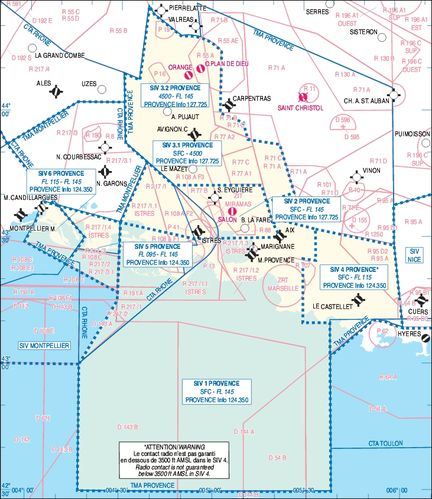 Secteur d'information de vol Provence - AD2 SIV 01