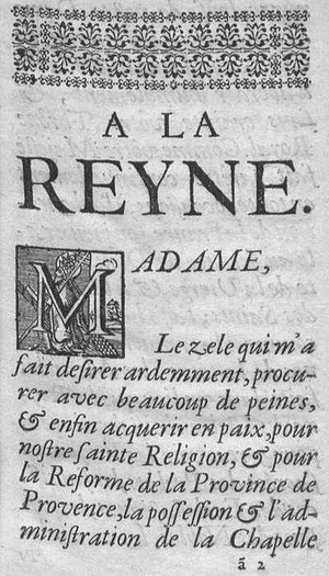 Le Saint Plerinage de N. D. de Lumires de Goult - 1661