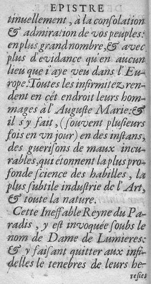 Le Saint Plerinage de N. D. de Lumires de Goult - 1661