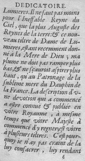 Le Saint Plerinage de N. D. de Lumires de Goult - 1661