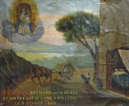 Ex-voto - Notre-Dame-de-Lumires - commune de Goult - Vaucluse