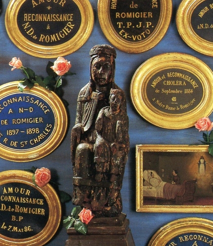 Vierge noire de l'église de Notre-Dame de Romigier, Xe siècle, Manosque