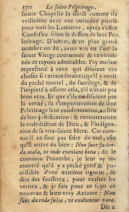 Le Saint Plerinage de N. D. de Lumires de Goult - 1661