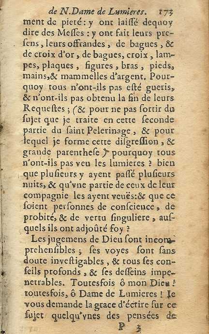 Le Saint Plerinage de N. D. de Lumires de Goult - 1661