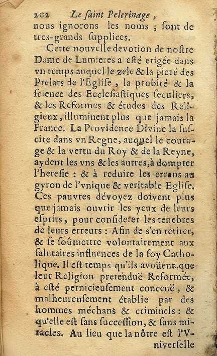 Le Saint Plerinage de N. D. de Lumires de Goult - 1661