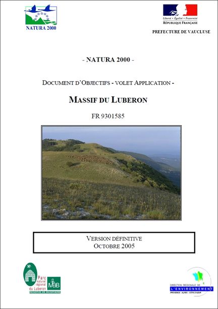Natura Natura 2000 - Massif du Luberon