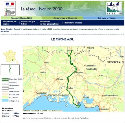 Natura Natura 2000 - Le Rhône aval