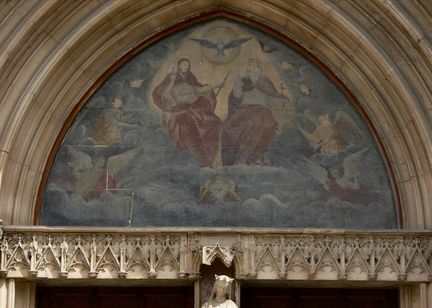 Tympan de la Porte Juive de la cathdrale Saint-Siffrein  Carpentras - Vaucluse