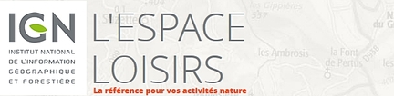 2015 - IGN, lancement du site l'Espace loisirs: http://espaceloisirs.ign.fr/fr/