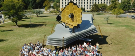 Maquette du JWST, chelle 1/1