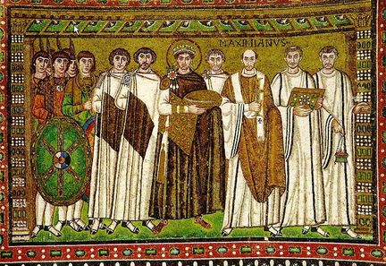 L'Empereur Maximianus - Mosaique  San Vitale - Ravenne