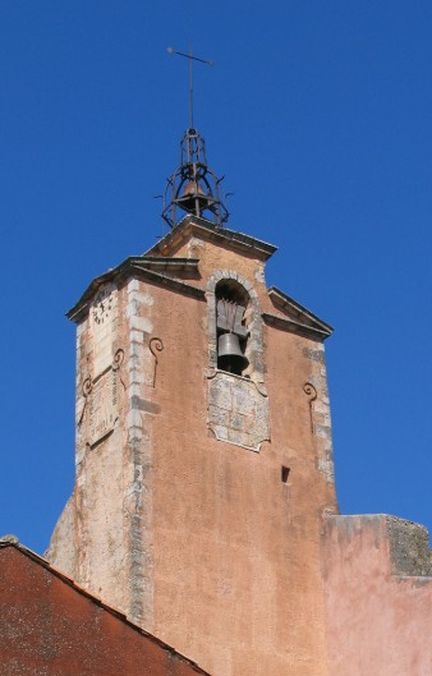 glise de Roussillon en Vaucluse